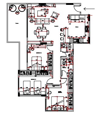 Floor plan for duplex at Mountain View ICity New Cairo