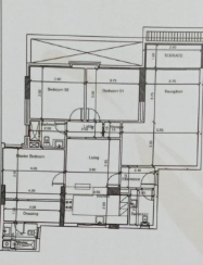 Floor plan for apartment at Scenario