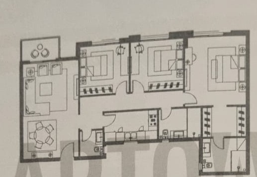 Floor plan for apartment at HAPTown