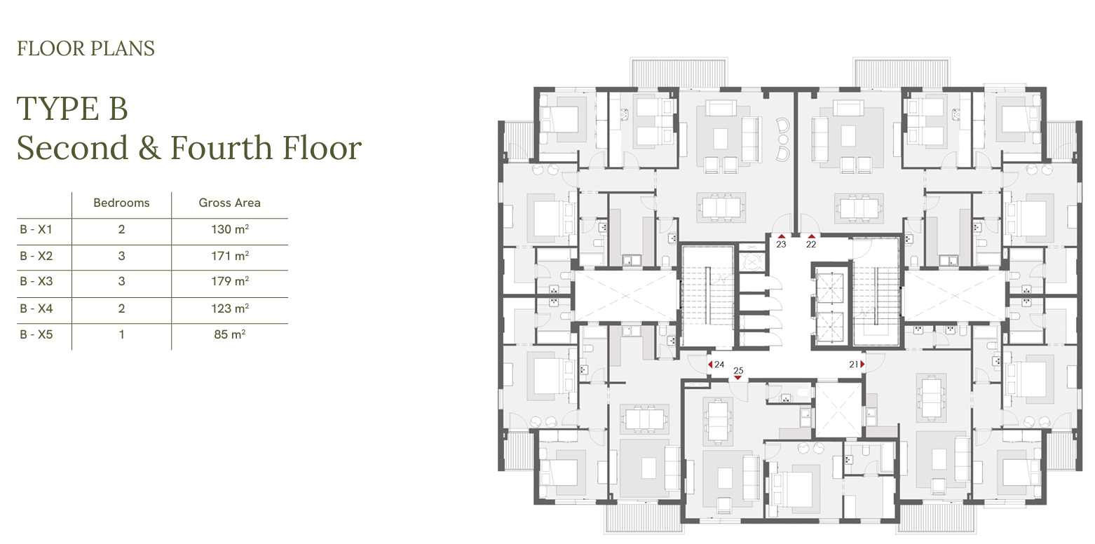 Floor plan for apartment at One33-Phase Two