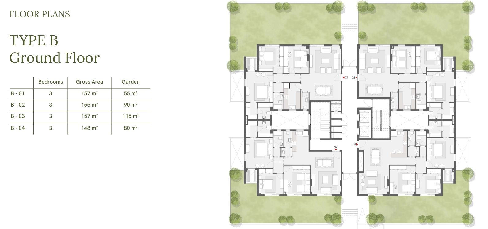 Floor plan for apartment at One33-Phase Two