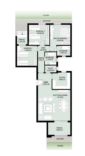 Floor plan for apartment at Jayd