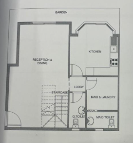 Floor plan for duplex at Aliva Mountain View Mostakbal City