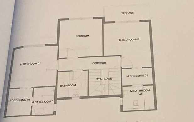 Floor plan for duplex at Aliva Mountain View Mostakbal City