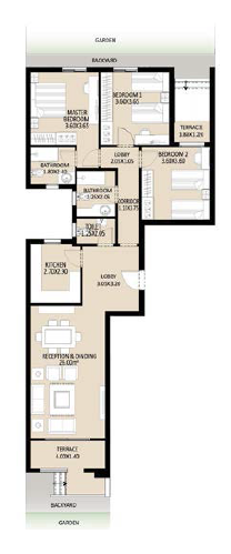 Floor plan for apartment at Jayd