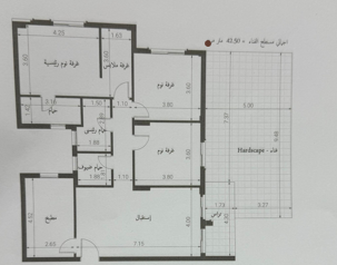 Floor plan for apartment at Village West