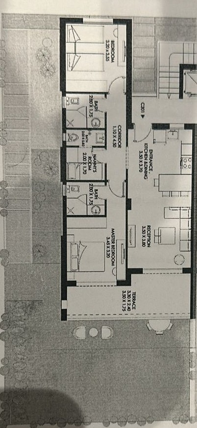 Floor plan for chalet at El Masyaf