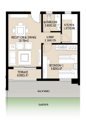 Floor plan for apartment at Jayd
