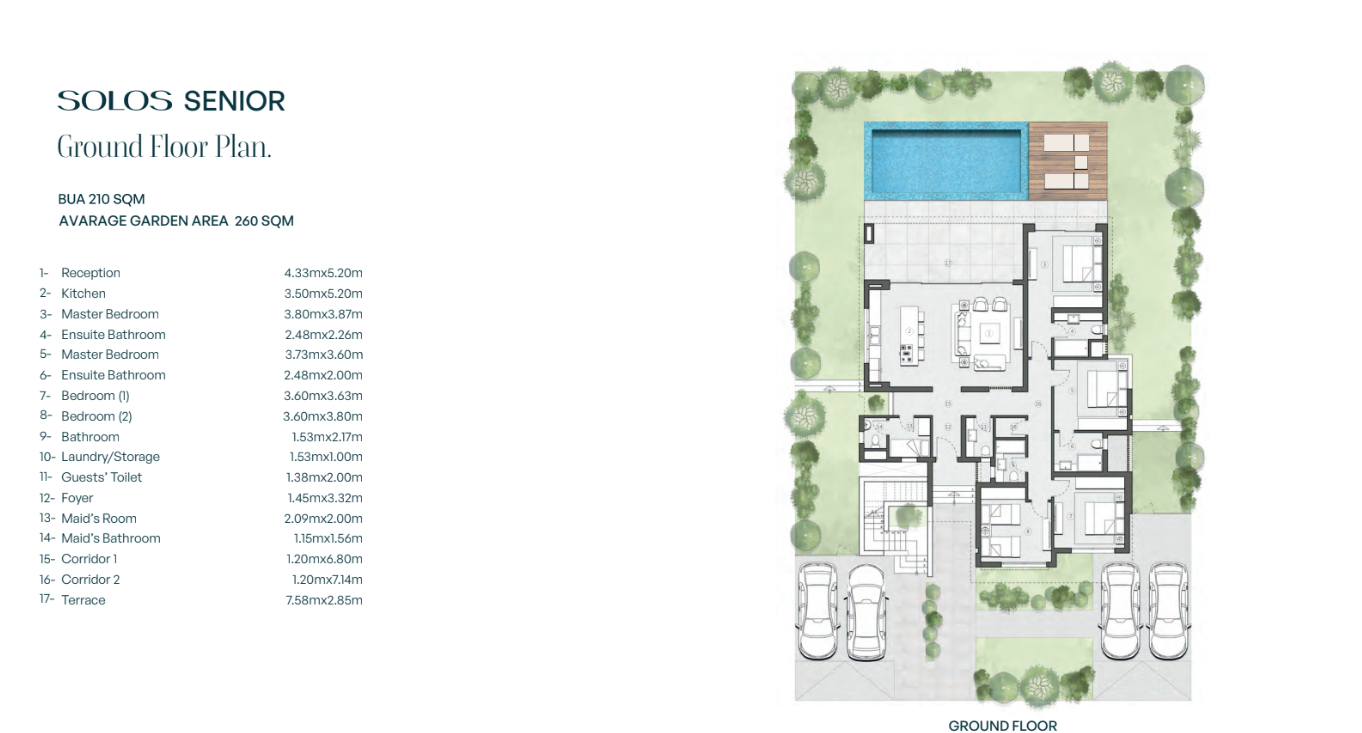 Floor plan for chalet at Swanlake North Coast