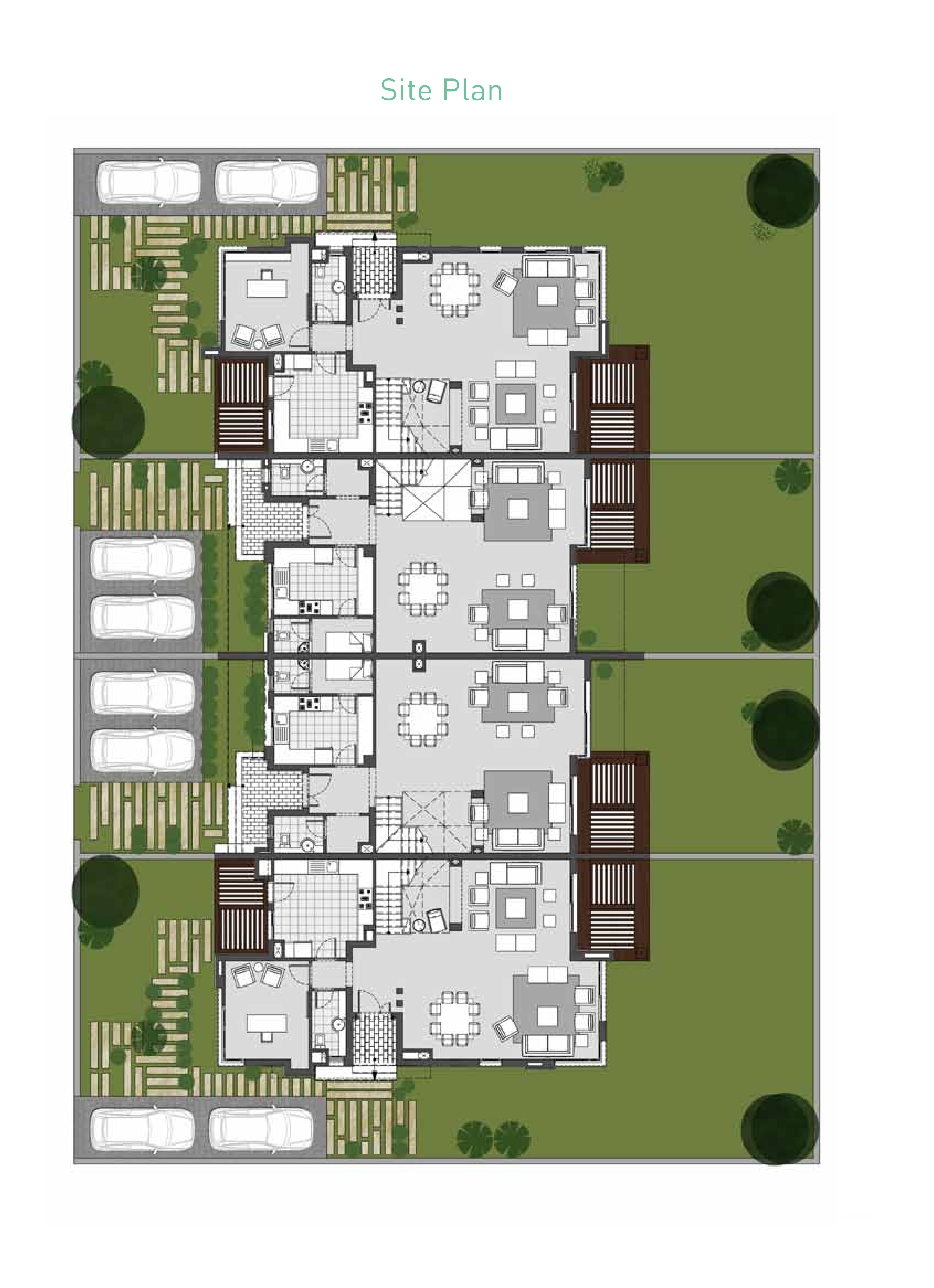 Floor plan for townhouse at Villette
