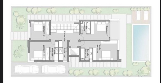 Floor plan for villa at Palm Hills Alexandria