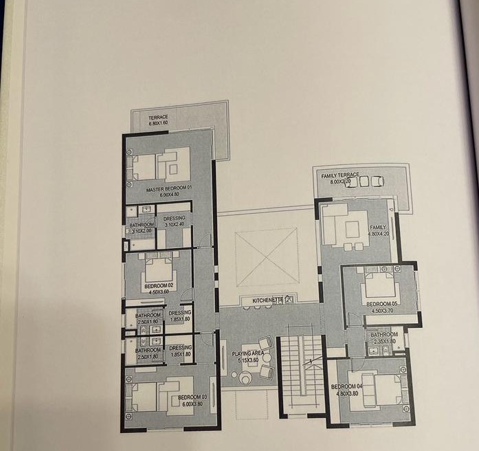 Floor plan for villa at O West Orascom