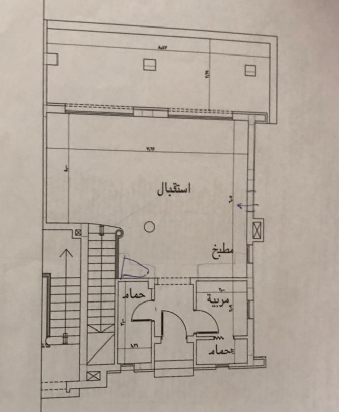 Floor plan for duplex at Amwaj