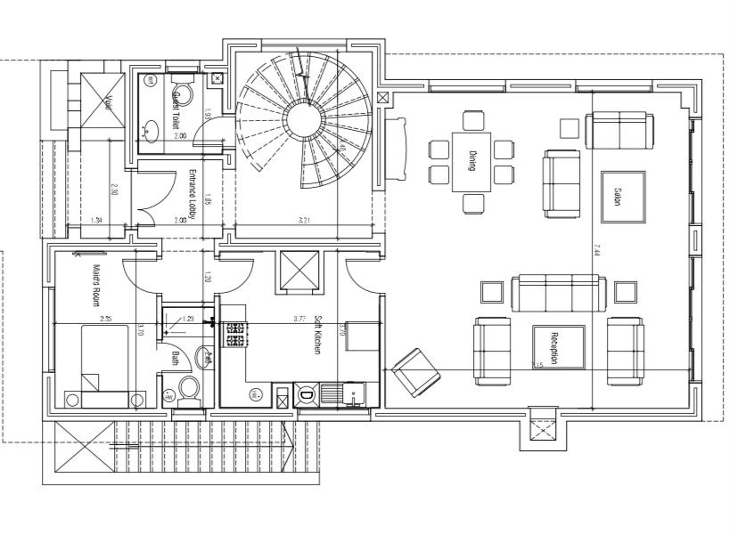 Floor plan for villa at New Giza