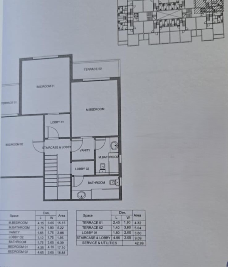 Floor plan for duplex at Mountain View iCity October