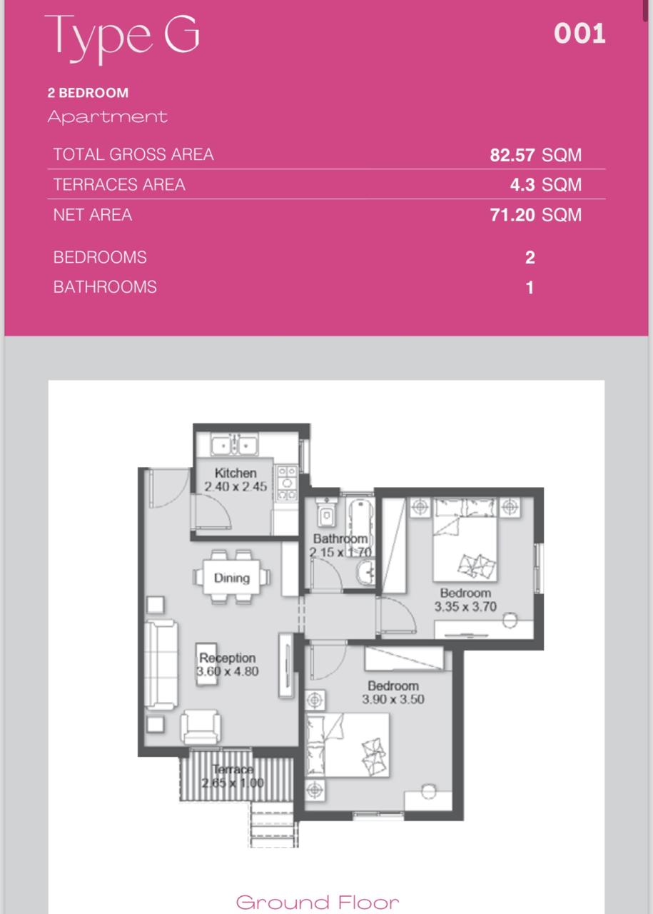 Floor plan for apartment at Ashgar City