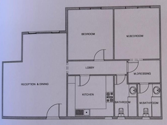 Floor plan for apartment at Aliva Mountain View Mostakbal City