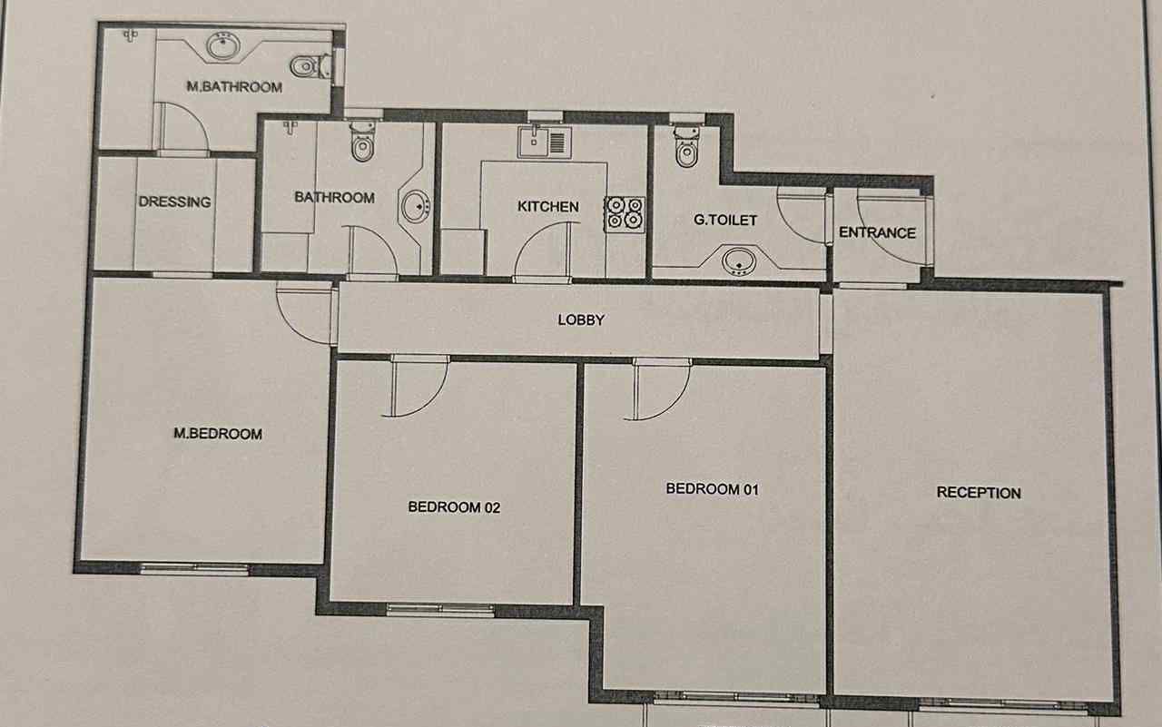 Floor plan for apartment at Mountain View iCity October
