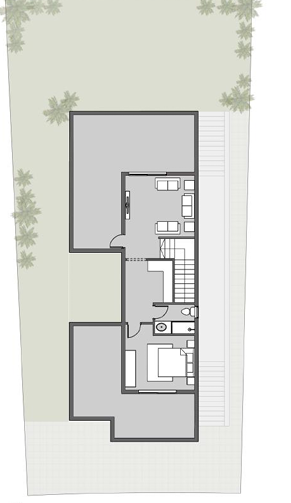 Floor plan for villa at Dejoya Villas