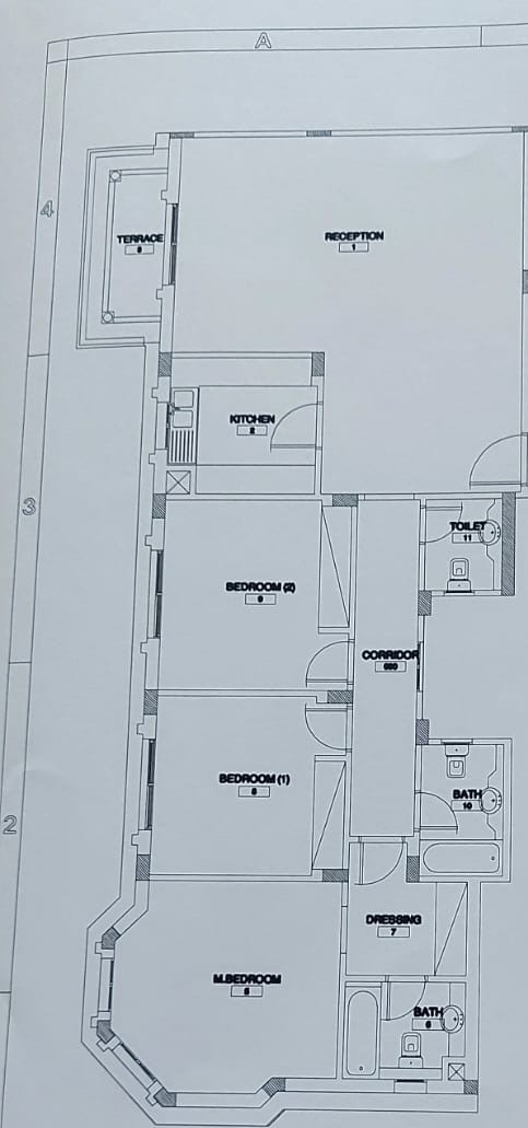 Floor plan for apartment at Mountain View Hyde Park