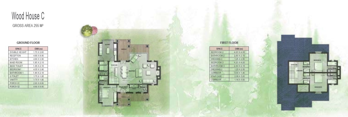 Floor plan for villa at Mountain View iCity October