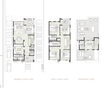 Floor plan for villa at Cairo Gate