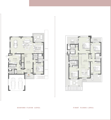 Floor plan for villa at Cairo Gate
