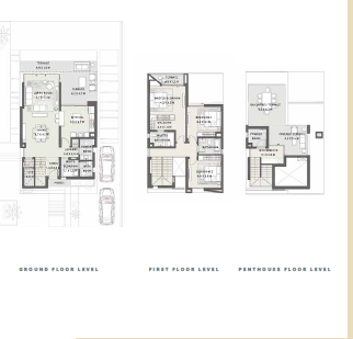 Floor plan for villa at Cairo Gate
