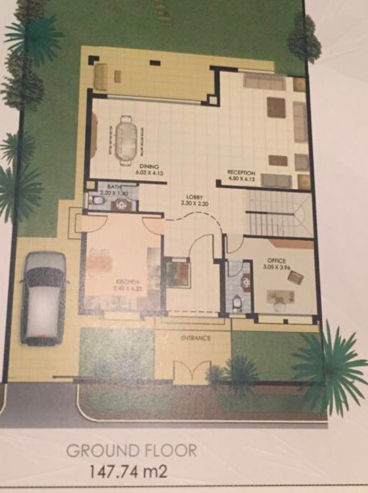 Floor plan for  at Rayhana