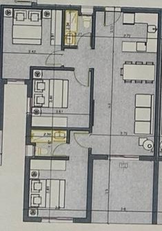 Floor plan for chalet at D-Bay