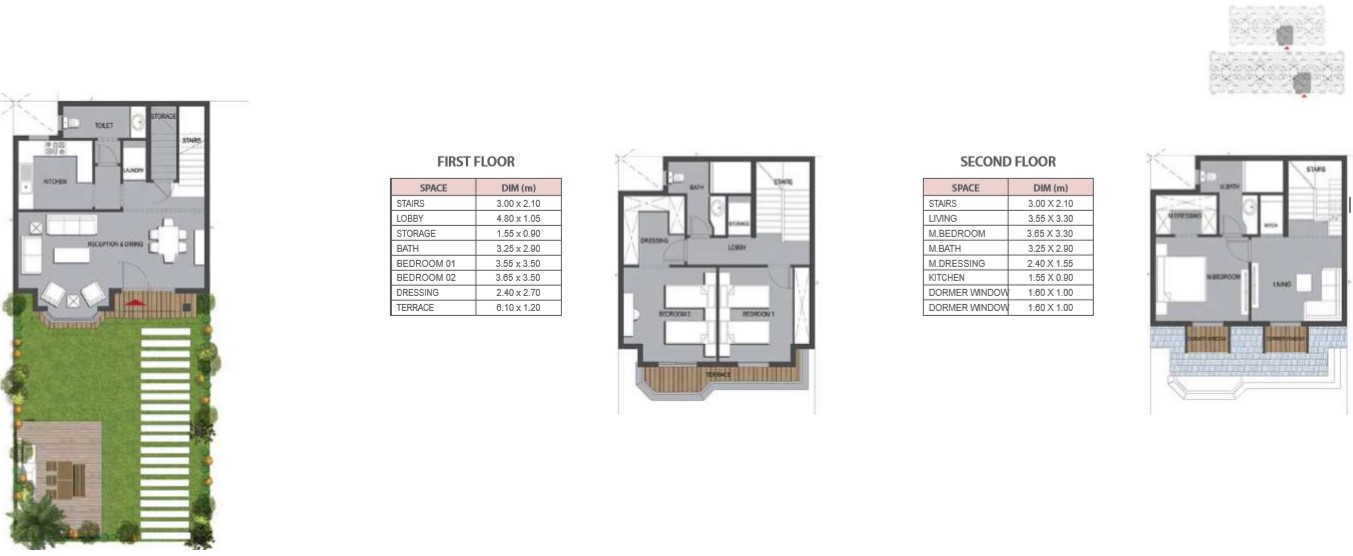 Floor plan for townhouse at Mountain View iCity October