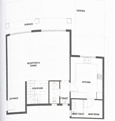 Floor plan for duplex at Aliva Mountain View Mostakbal City