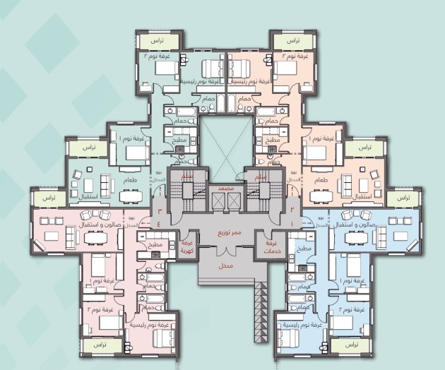 Floor plan for apartment at Celia