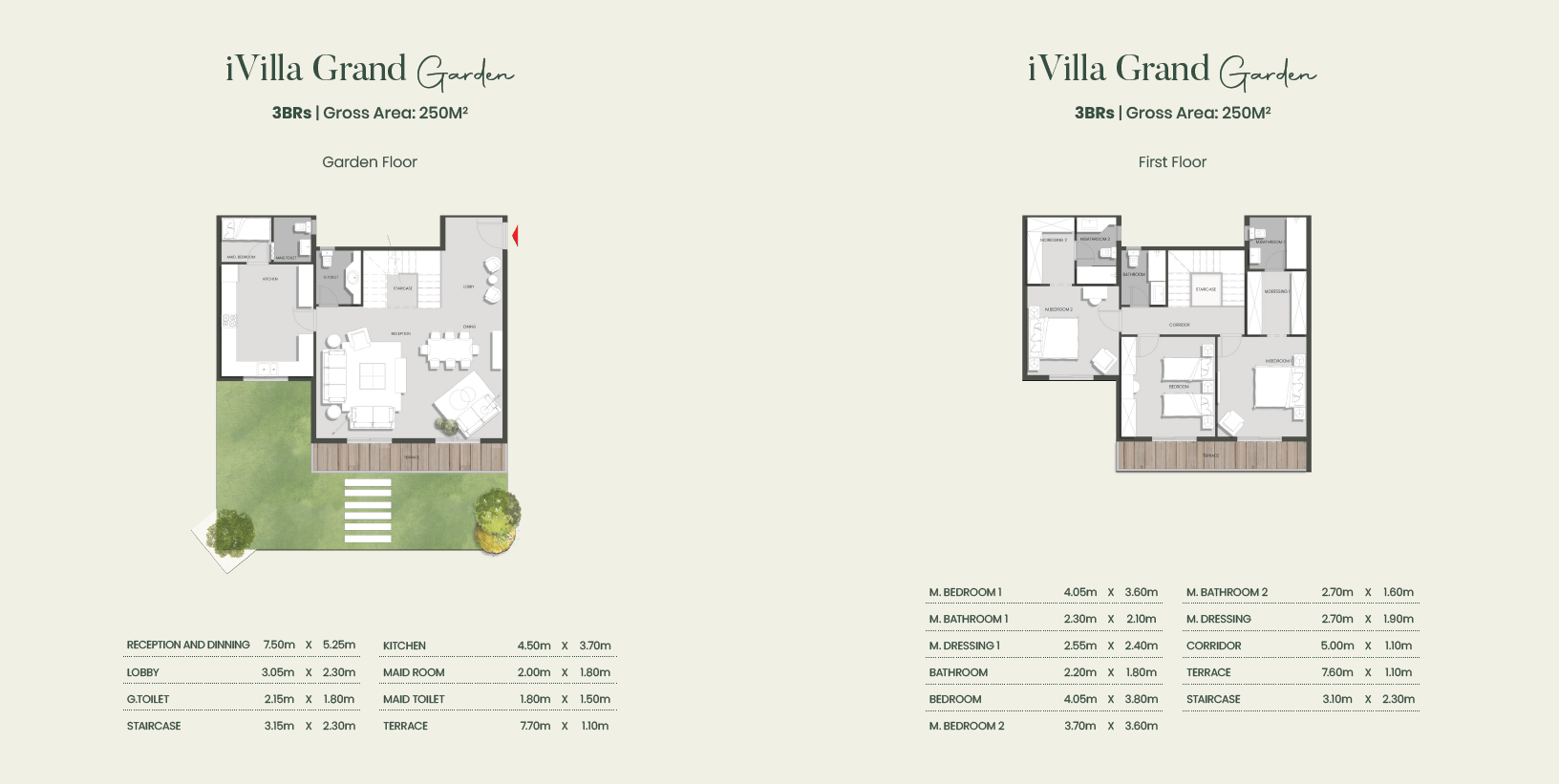 Floor plan for duplex at Aliva Mountain View Mostakbal City