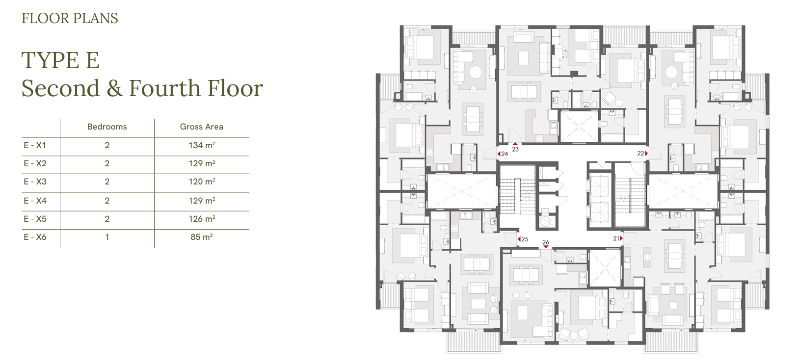 Floor plan for apartment at One33-Phase One