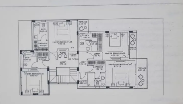 Floor plan for villa at Azha North Coast