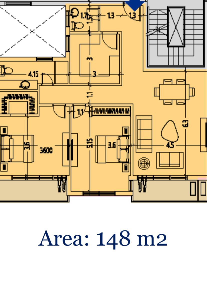 Floor plan for apartment at Alaire