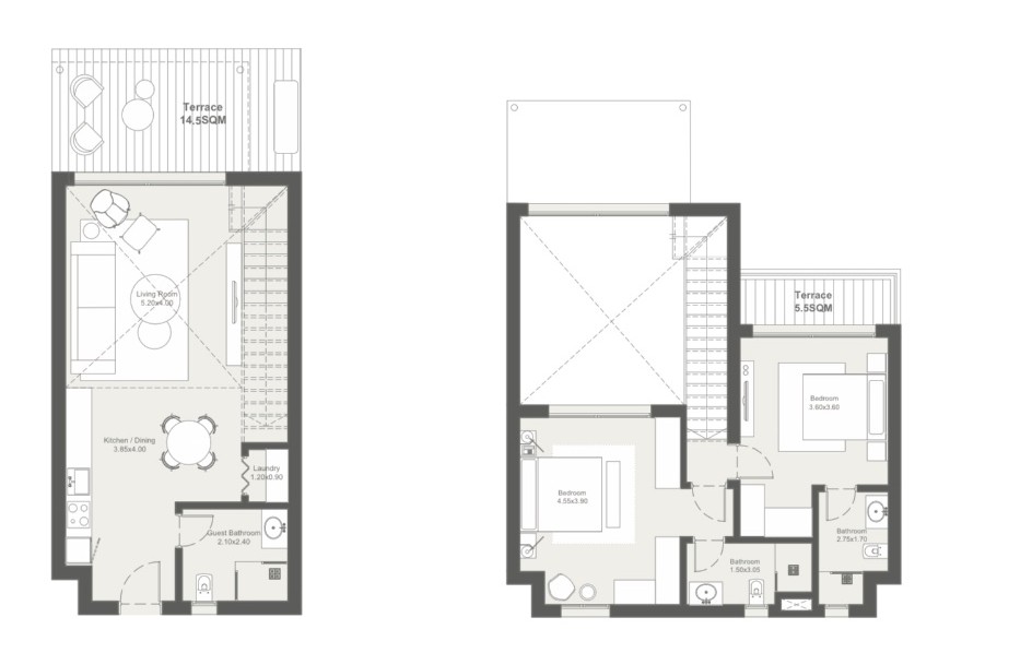 Floor plan for  at Seashell Ras El Hekma