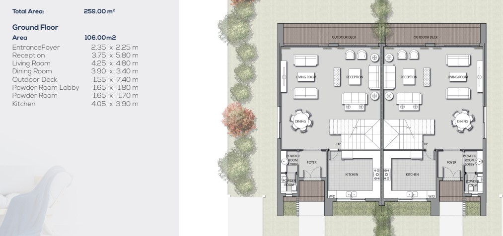 Floor plan for  at Noor Capital Gardens