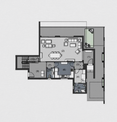 Floor plan for duplex at New Giza