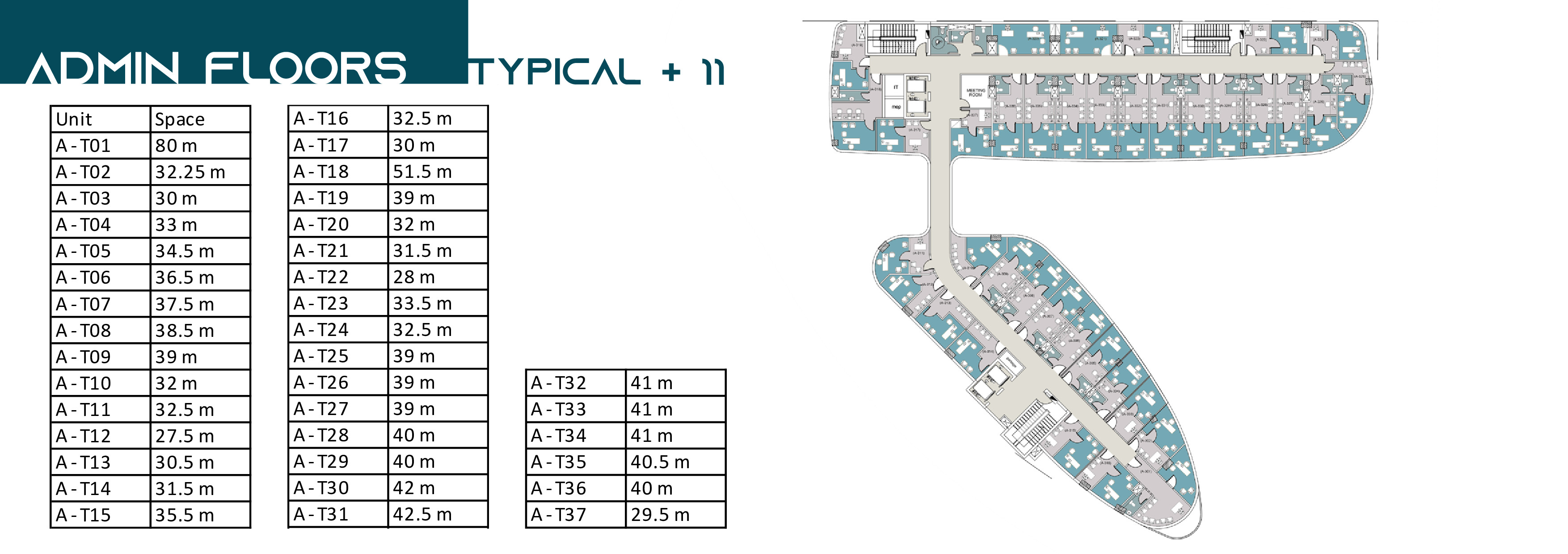 Floor plan for  at Pavo Tower