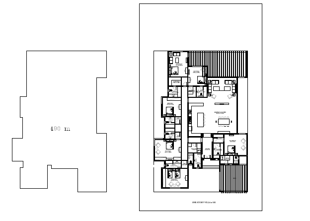 Floor plan for villa at Mountain View Ras El Hekma