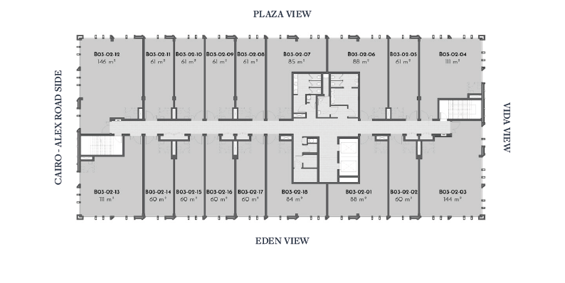Floor plan for  at Cairo Gate