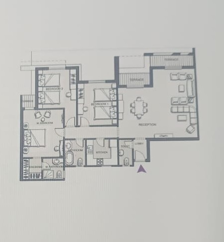 Floor plan for apartment at Pukka l