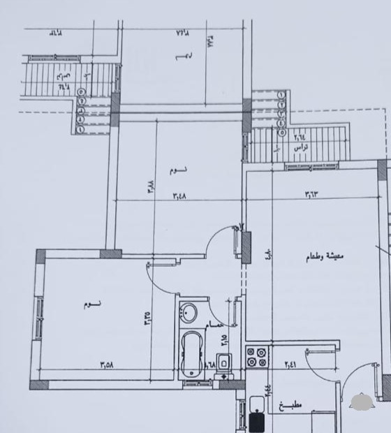 Floor plan for apartment at Ashgar City