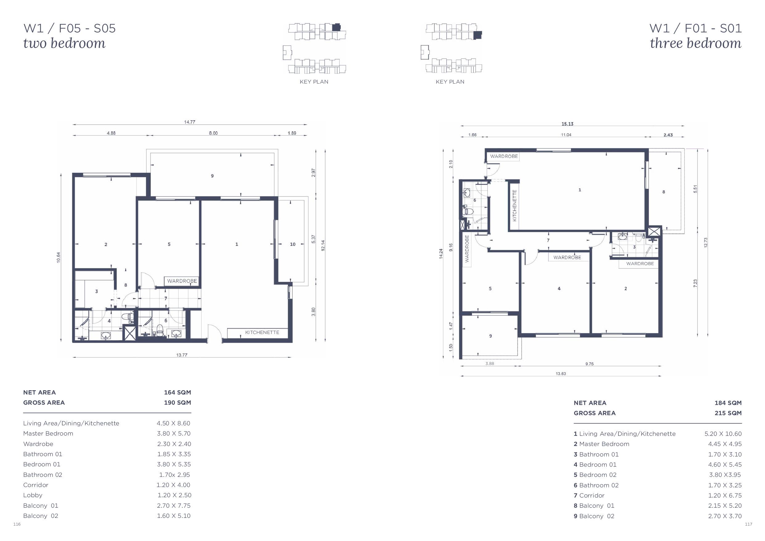 Floor plan for apartment at WBR1