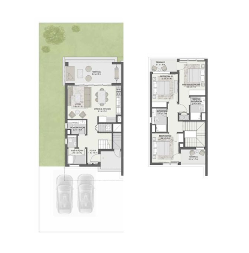 Floor plan for townhouse at Soul