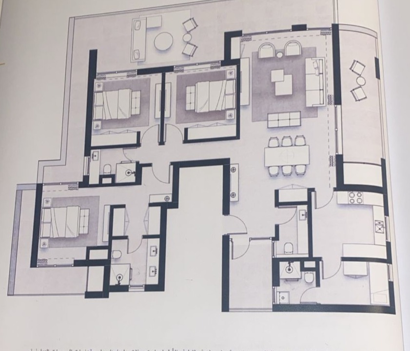Floor plan for apartment at Solana