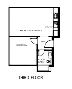 Floor plan for apartment at Parklane