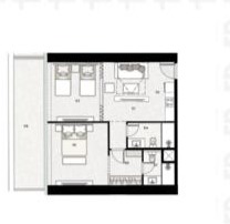 Floor plan for apartment at North Edge New Alamein